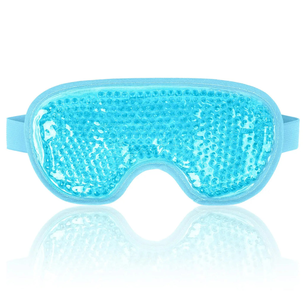Cooling Gel Bead Eye Mask – Reusable Cold & Hot Compress for Puffy Eyes