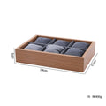 Wooden Velvet Jewelry Tray Organizer Stackable Drawer Insert for Bracelets & Watches For Women Jewelry Storage