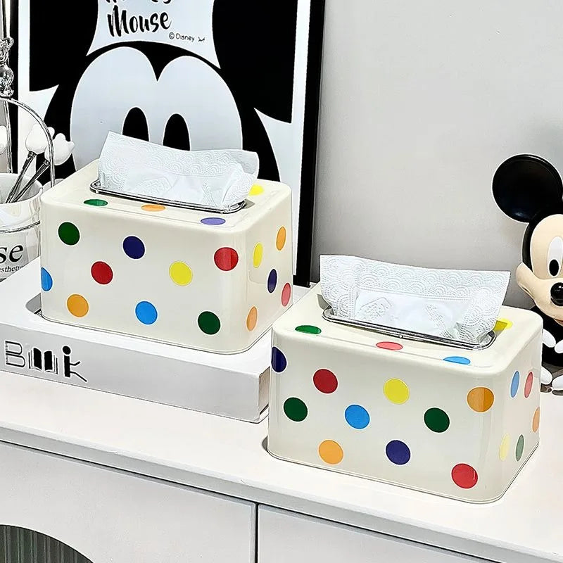 Modern Decorative Desktop Tissue Box Holder | Luxury PP Rectangular Tissue Case
