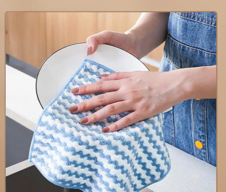 Microfiber Kitchen Dishcloth — Soft, Absorbent & Eco-Friendly Cleaning Cloth