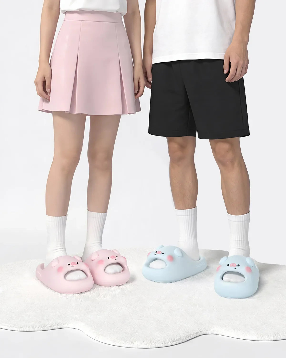 Cloud Slippers – Cute Kawaii Animal Print Slides for Women & Men