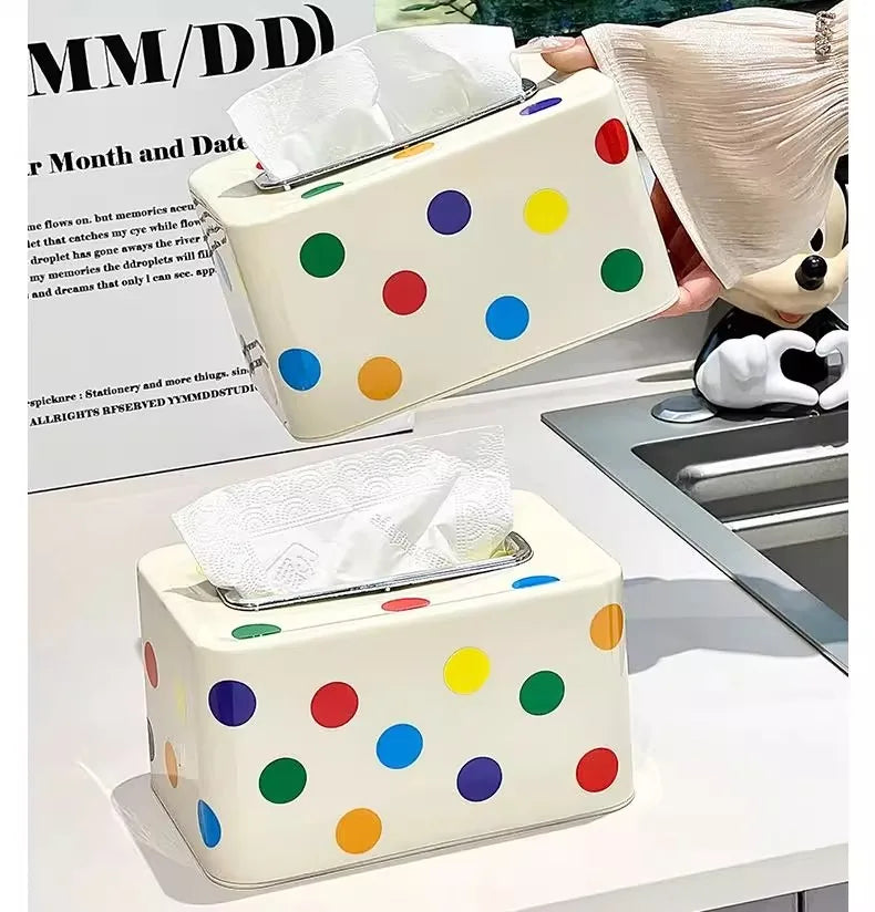 Modern Decorative Desktop Tissue Box Holder | Luxury PP Rectangular Tissue Case