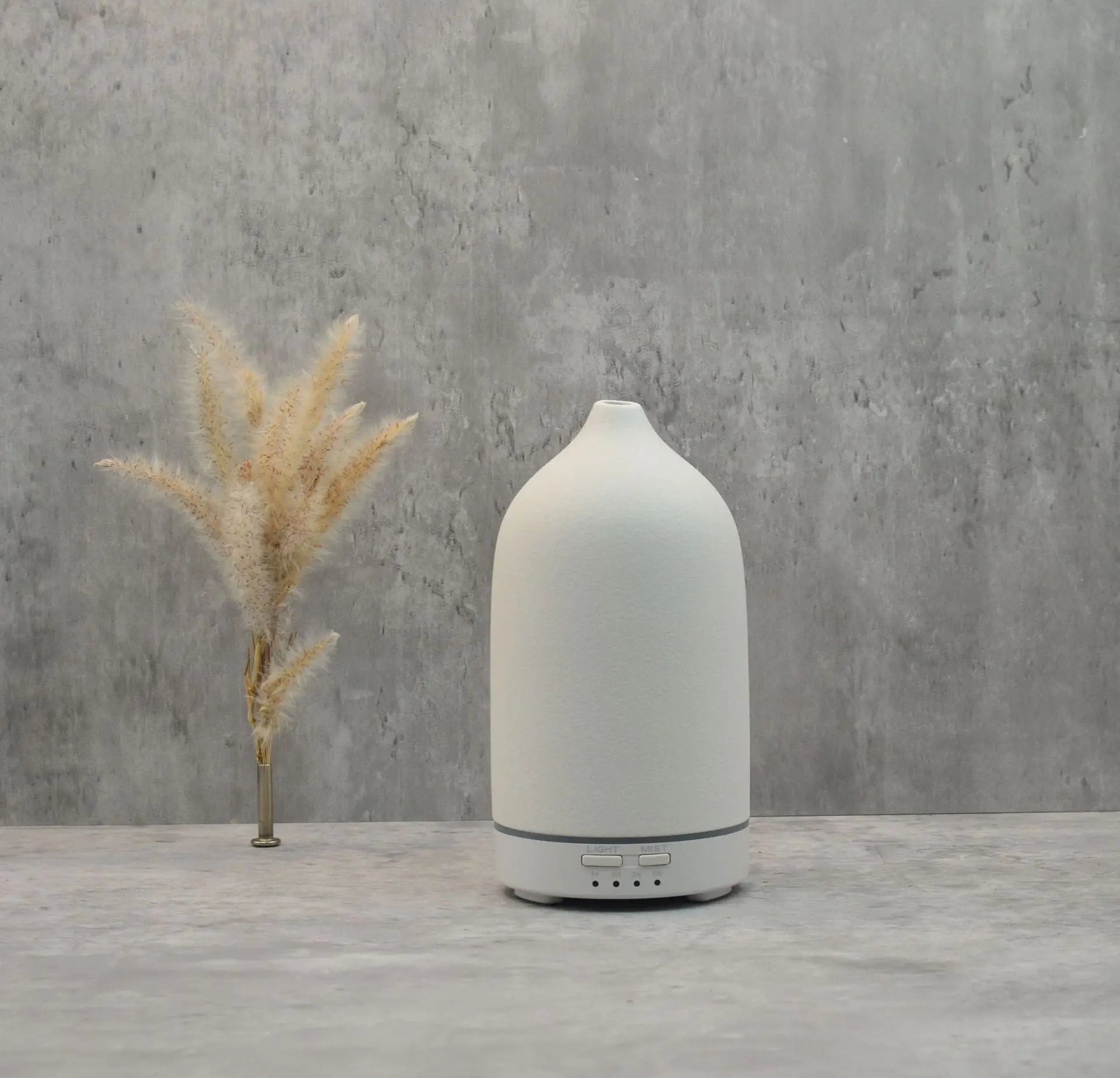 Ceramic Ultrasonic Essential Oil Diffuser & Humidifier with Color-Changing Light
