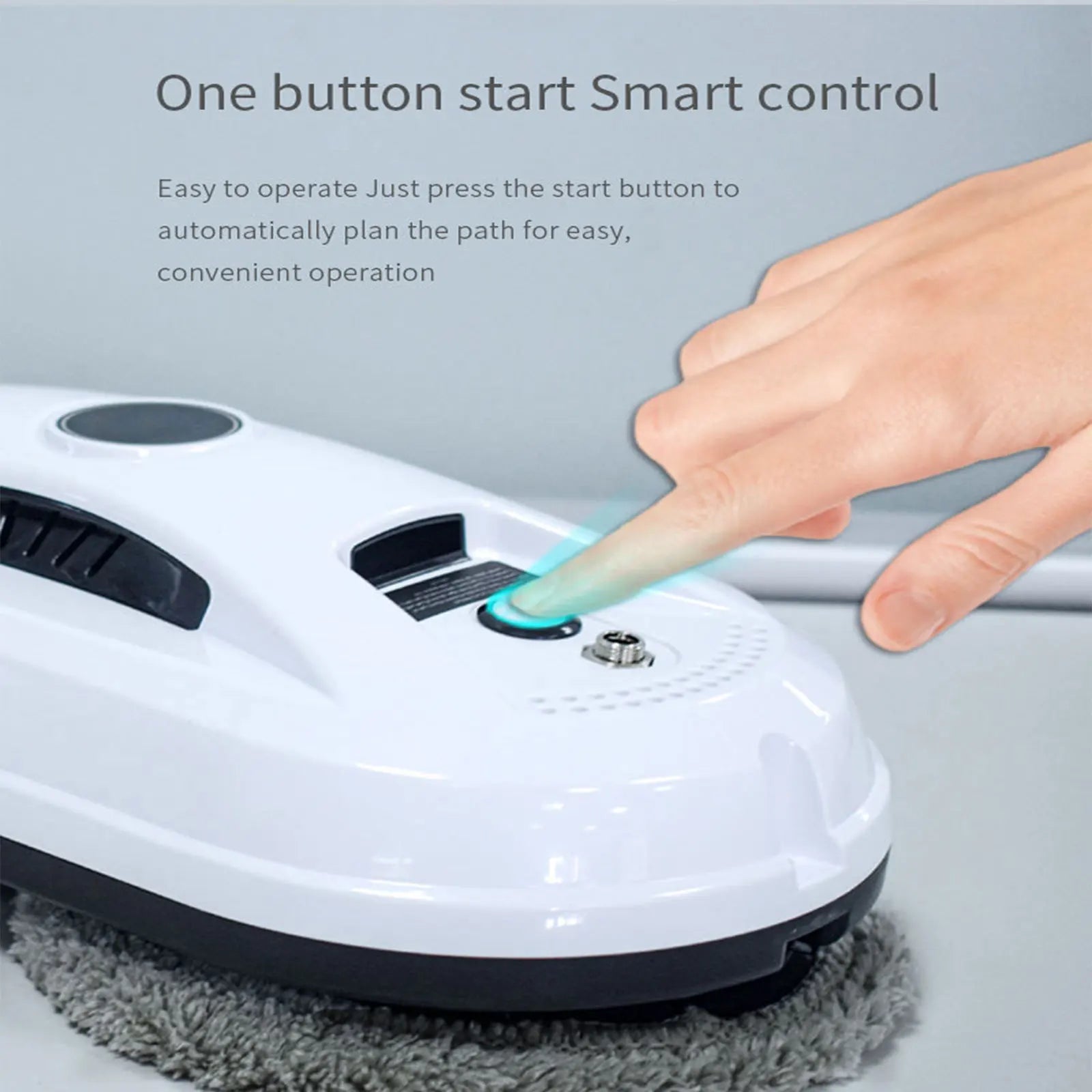 Automatic Window Cleaning Robot – 5600PA Dual Suction, 3 Modes, UPS Backup, Streak-Free Glass Cleaner