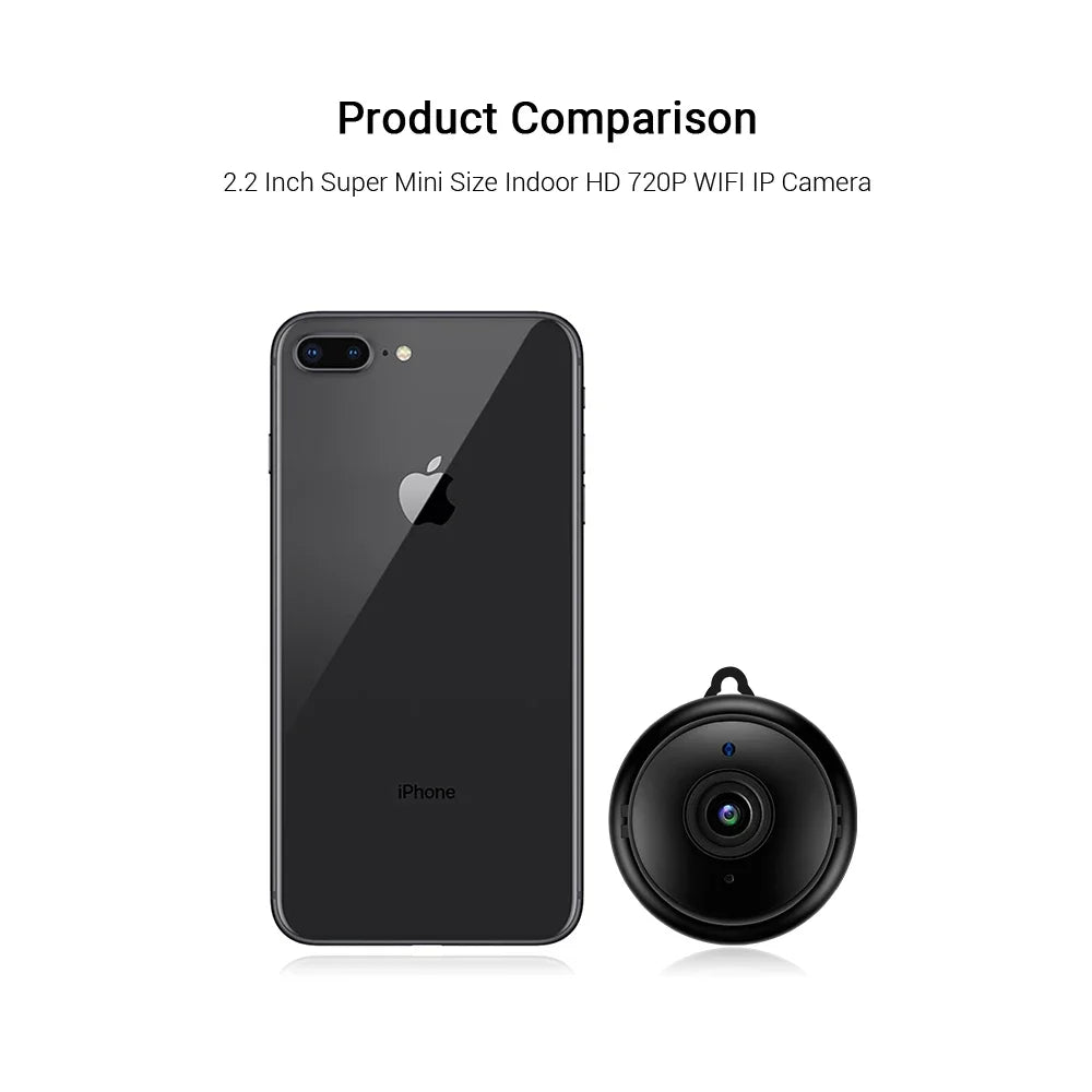 Mini 1080p Wi-Fi Indoor Camera with Night Vision
