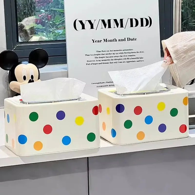 Modern Decorative Desktop Tissue Box Holder | Luxury PP Rectangular Tissue Case