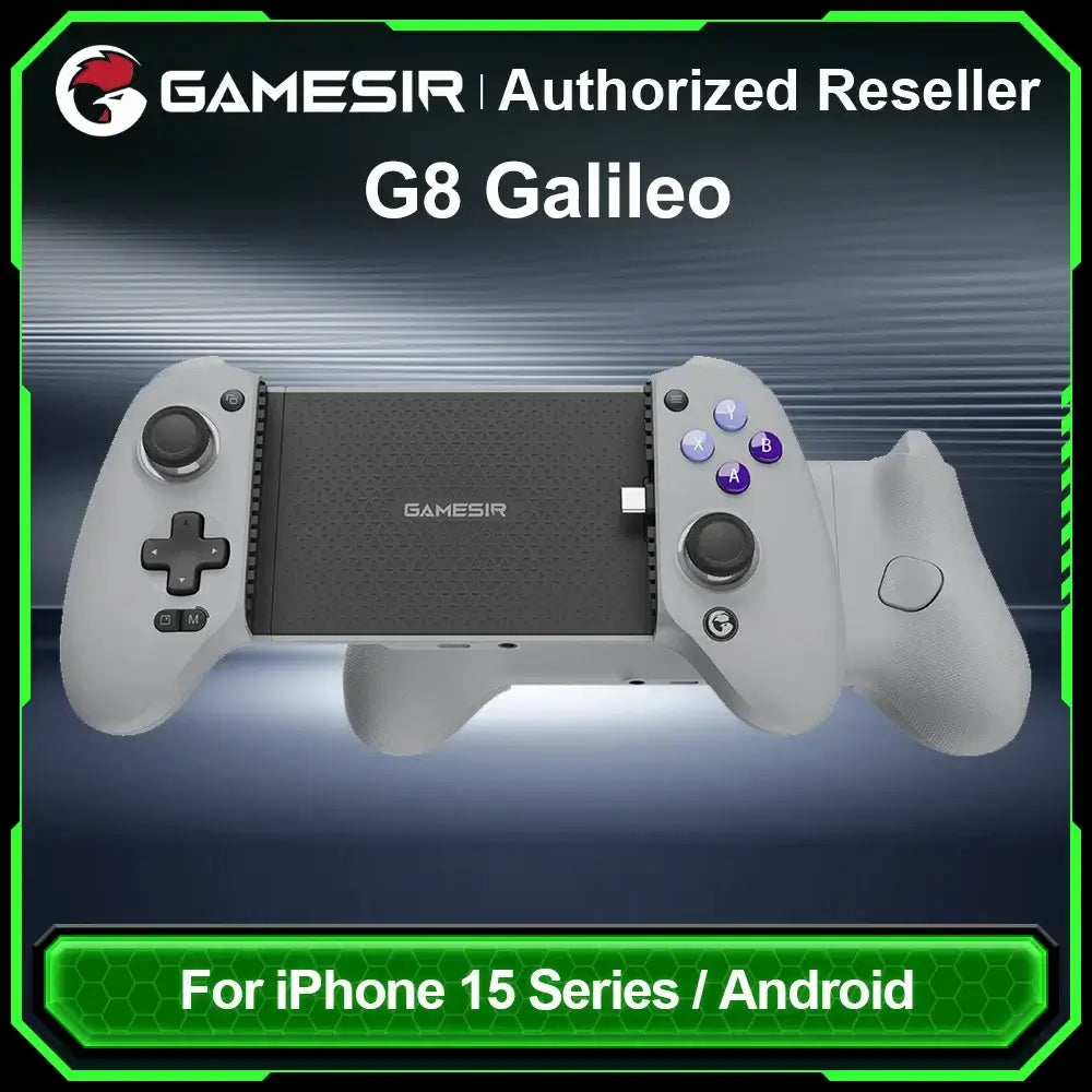 GameSir G8 Galileo Mobile Gaming Controller – Hall Effect Joysticks, USB-C, iOS & Android Compatible