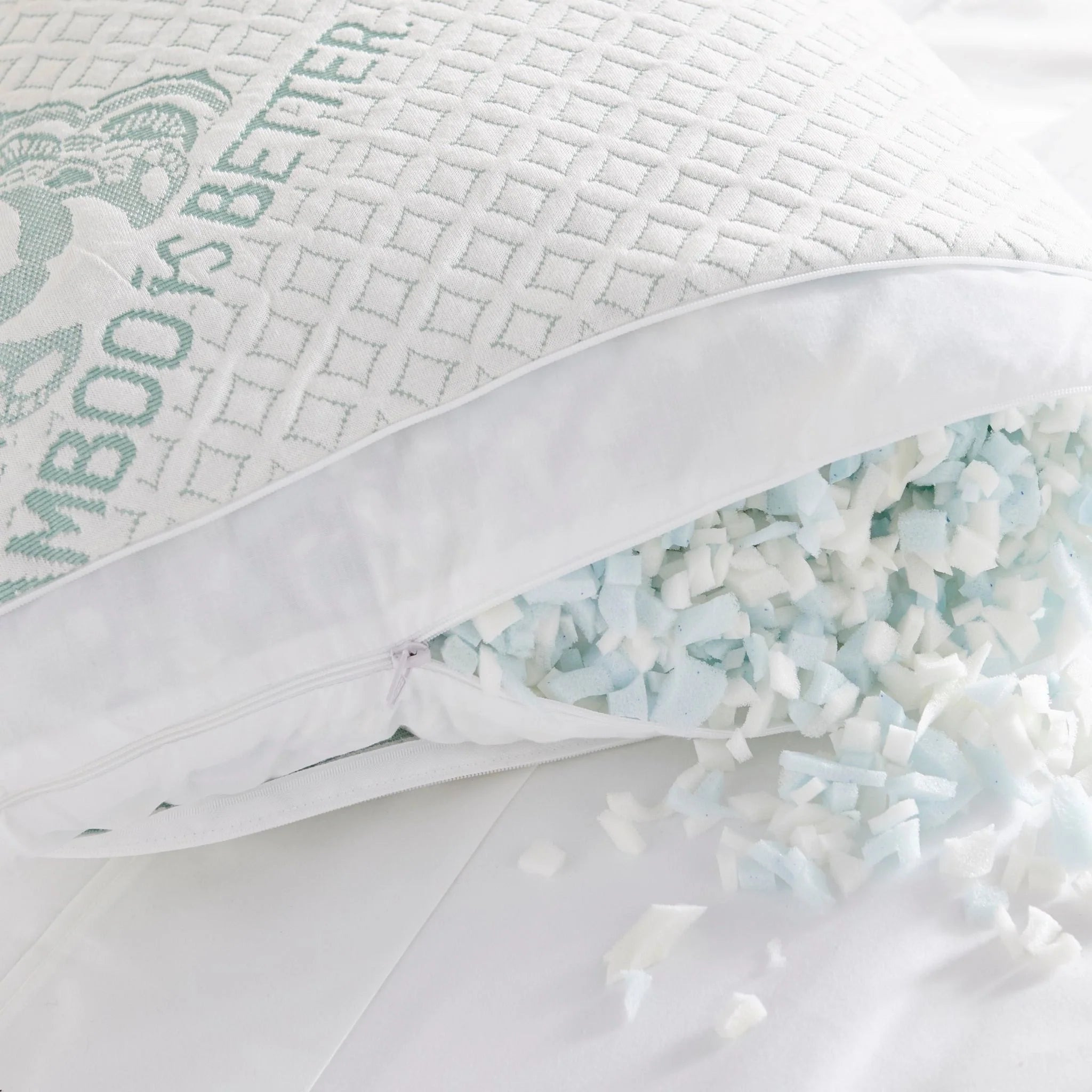 Adjustable Bamboo Cooling Pillow | Bed Pillows – Bedding & Pillows
