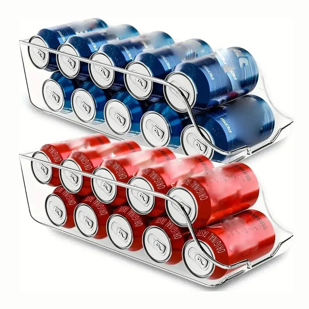 can dispenser refrigerator organizer bins ideal for efficient storage and organization of cans in your fridge or pantry.