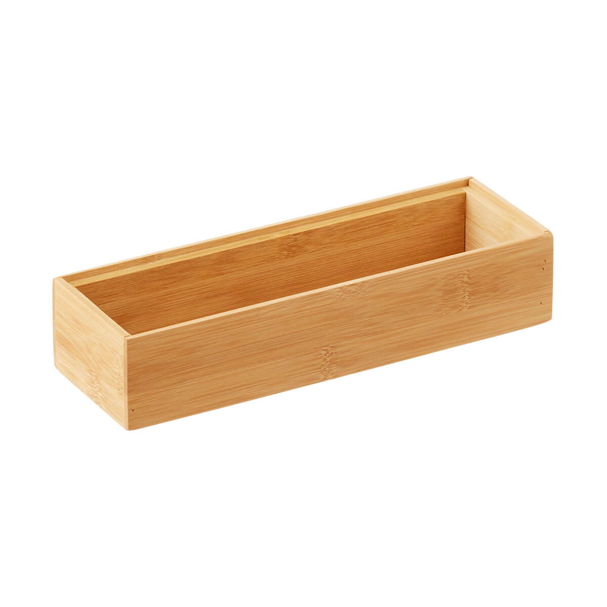Bamboo drawer dividers stackable organizer for drawer storage