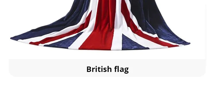 Warm Plush Throw Blanket — Striped European Style for Sofa, Bed & Travel – Home & Bedding