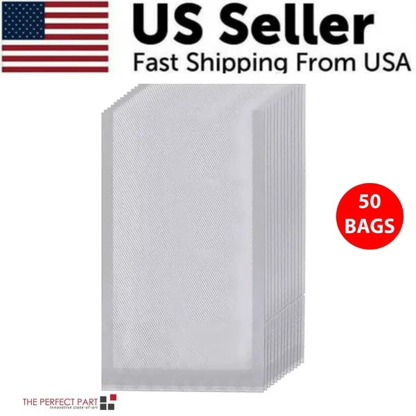 Automatic vacuum sealer machine with 50 food storage bags, US seller fast shipping