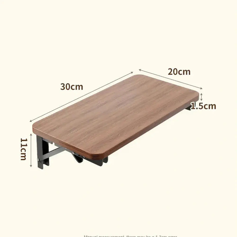 Clip-On Bedside Shelf Organizer with measurements for easy use.