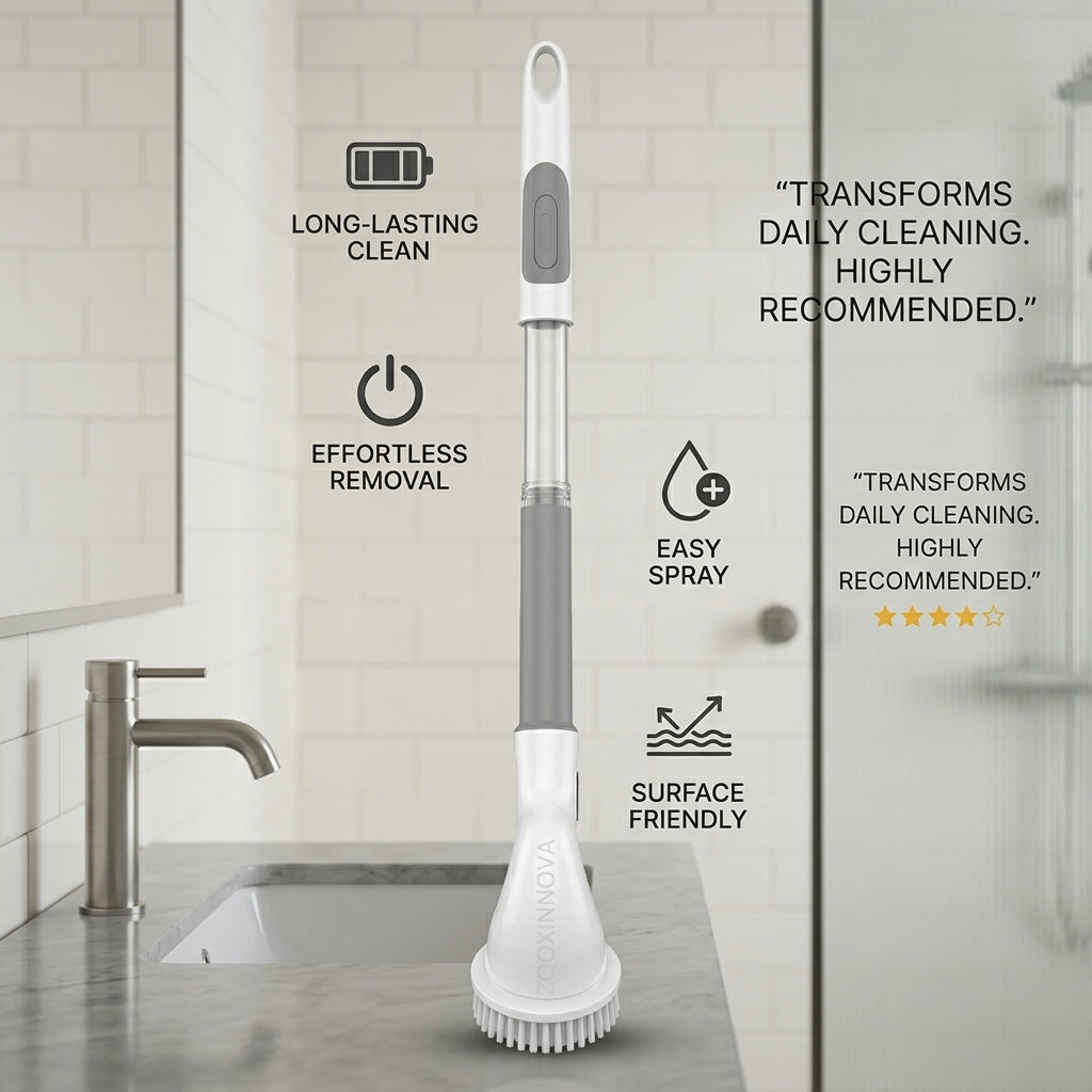 Cordless Electric Spin Scrubber – Home Cleaning