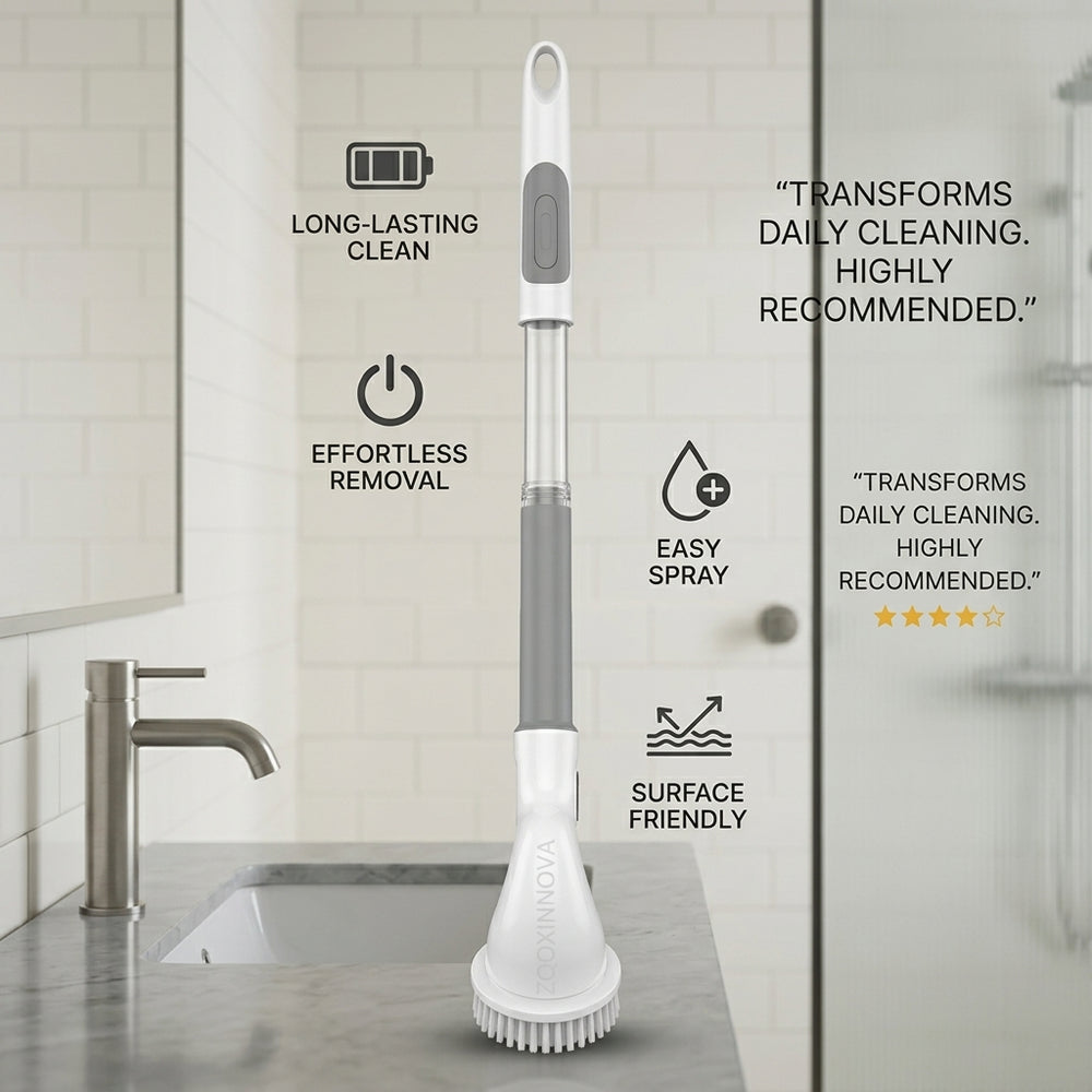 Cordless Electric Spin Scrubber – Home Cleaning