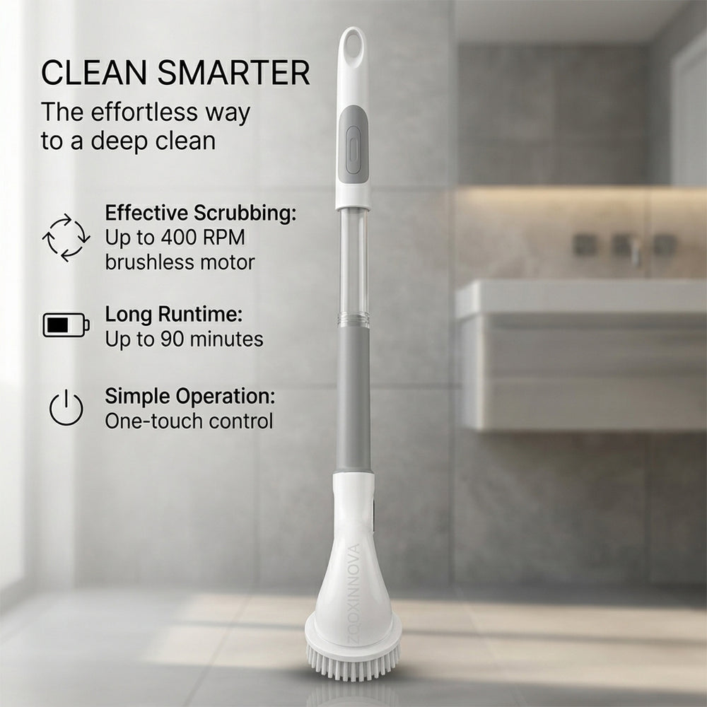 Cordless Electric Spin Scrubber – Home Cleaning