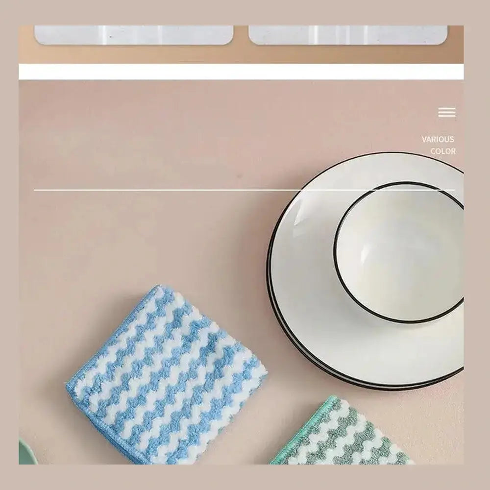 Microfiber Kitchen Dishcloth — Soft, Absorbent & Eco-Friendly Cleaning Cloth – Kitchen & Cleaning