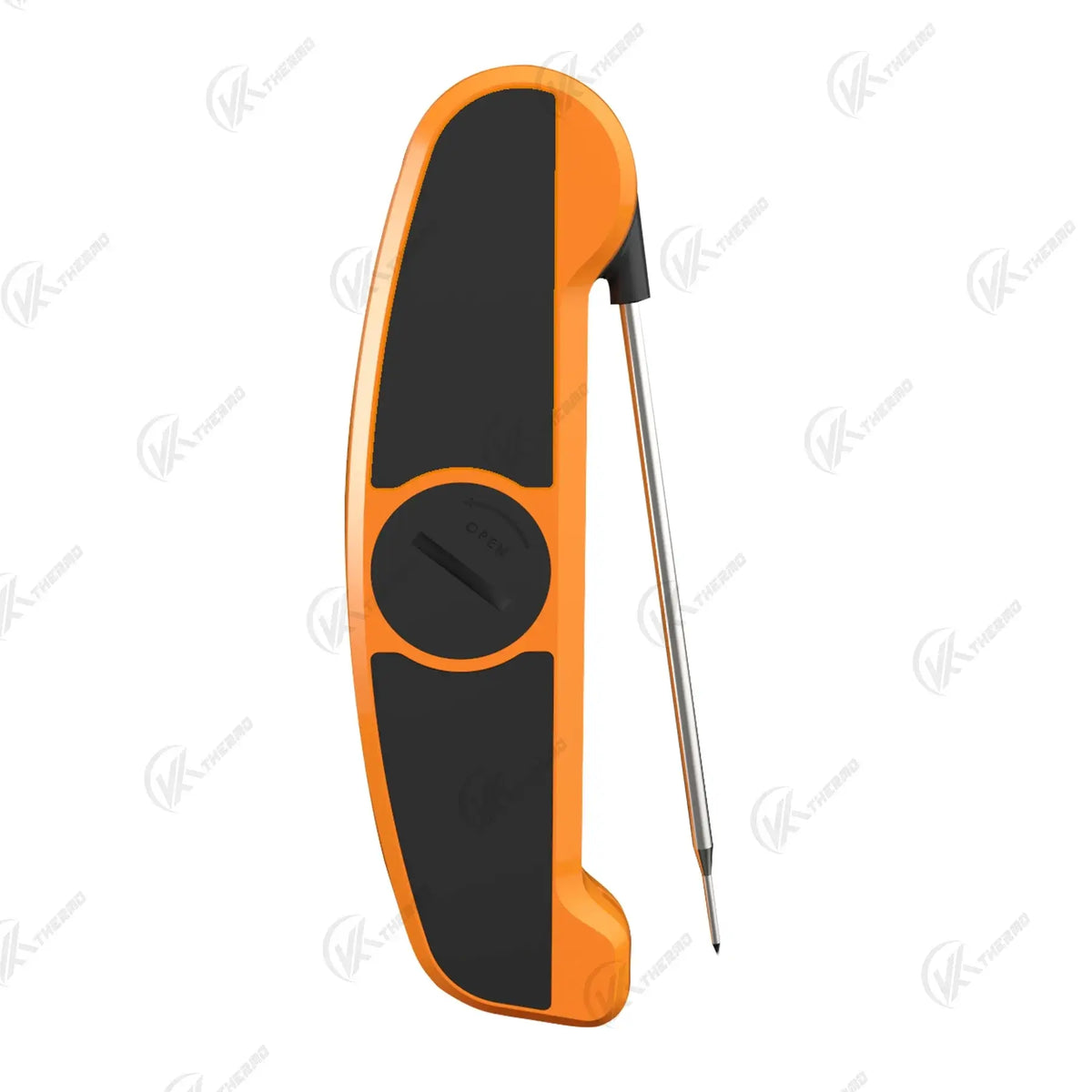 Foldable Probe Meat Thermometer with stainless-steel probe for quick and accurate readings.