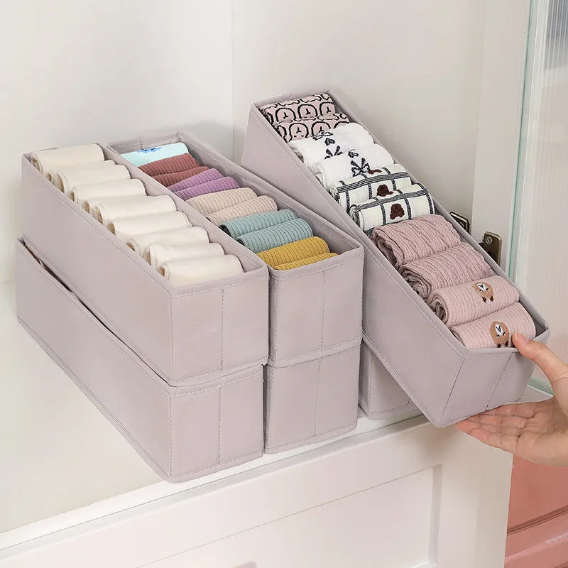 Foldable Drawer Organizer for Underwear, Bras & Socks – Home Organization