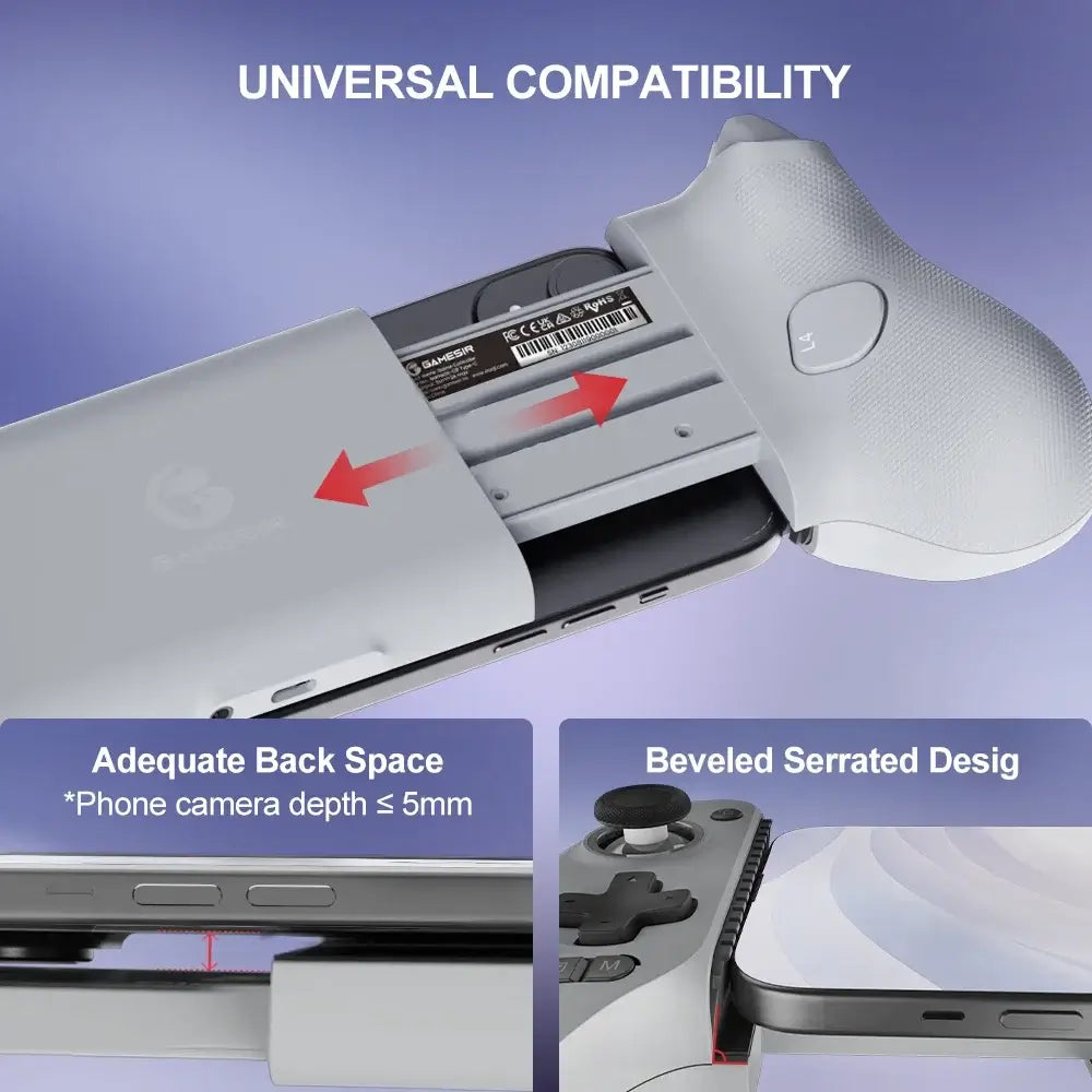 GameSir G8 Galileo Mobile Gaming Controller – Hall Effect Joysticks, USB-C, iOS & Android Compatible – Gaming Accessories