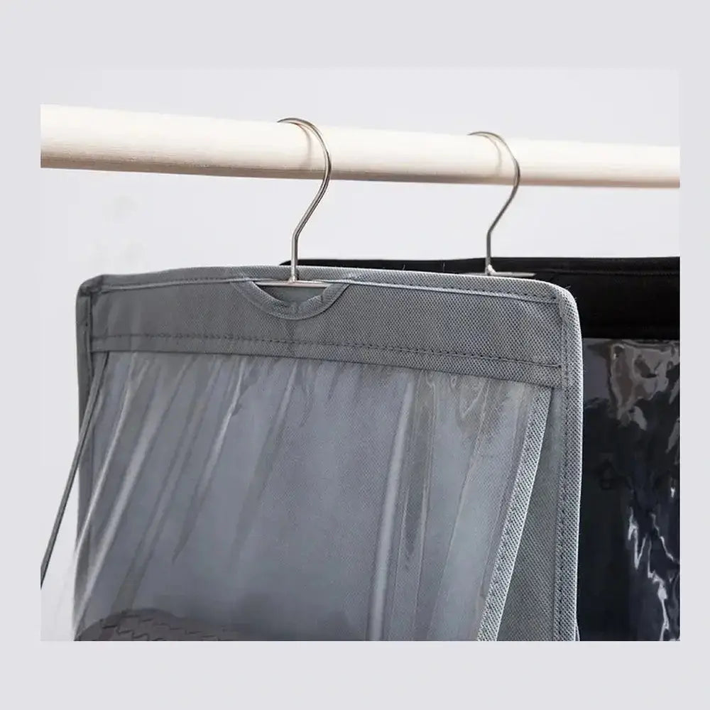 Hanging Handbag Organizer – 6-Grid Closet Storage – image 13