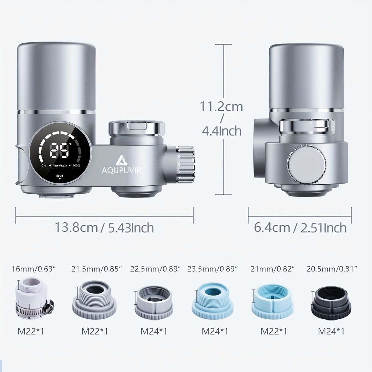 Faucet mount water filter