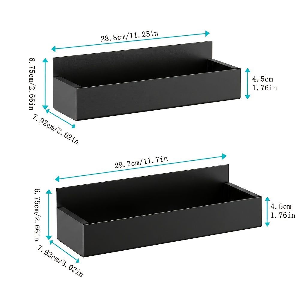Magnetic fridge side storage rack