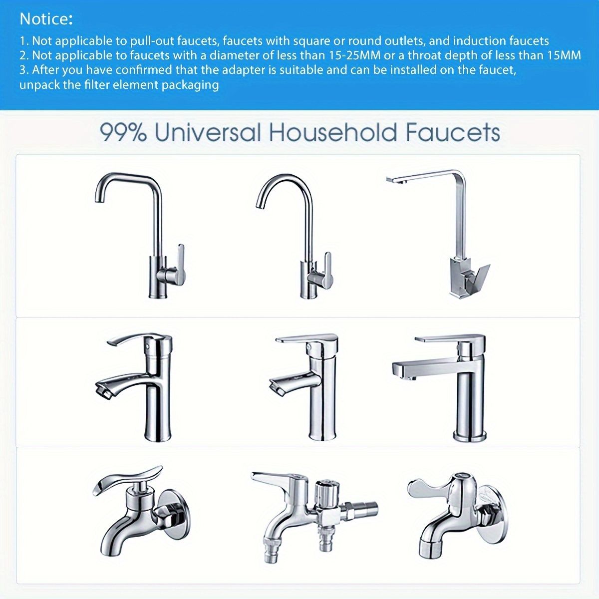 Faucet mount water filter