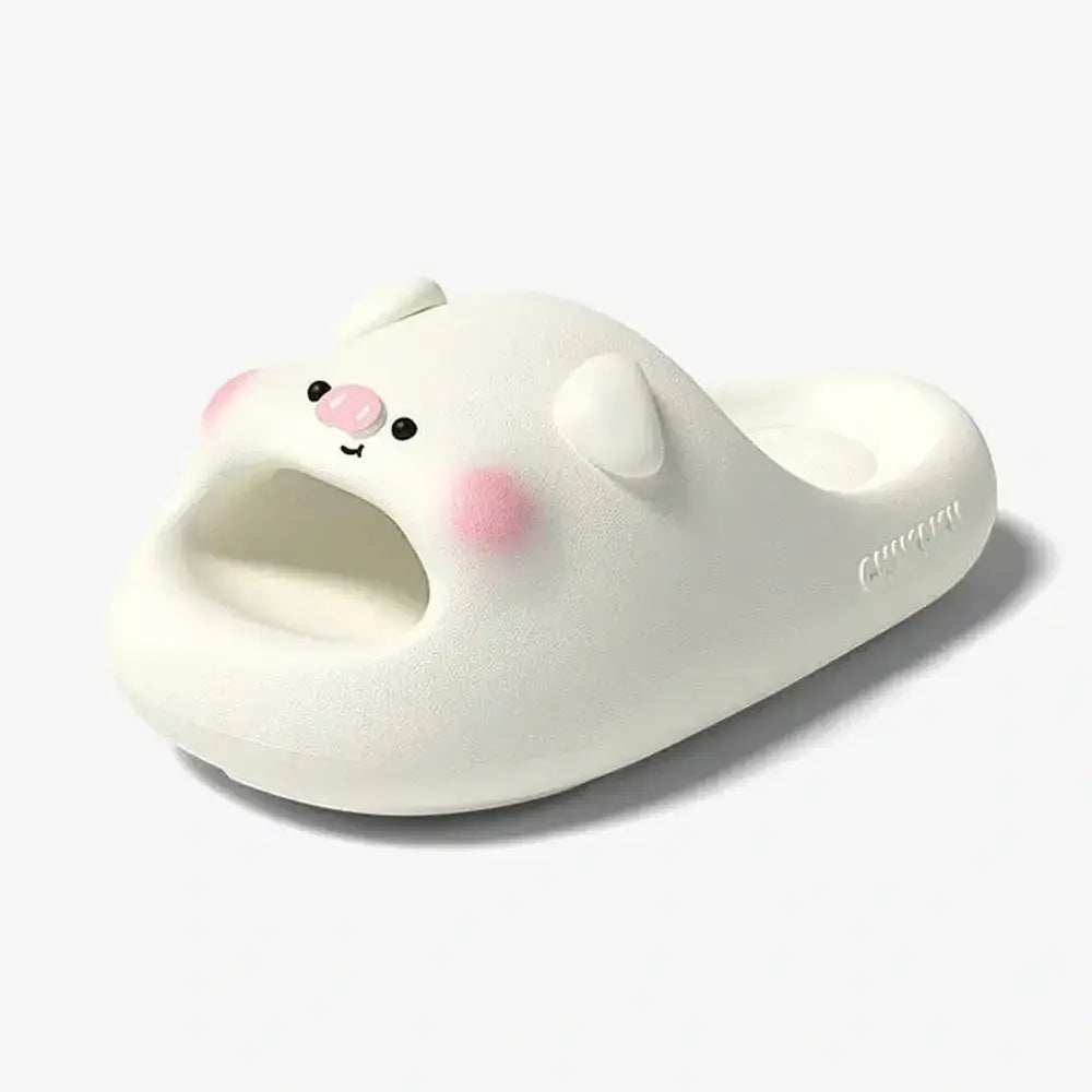 Cloud Slippers – Cute Kawaii Animal Print Slides for Women & Men – Slippers