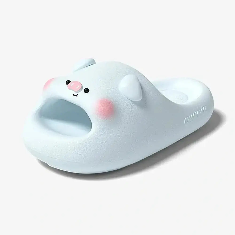 Cloud Slippers – Cute Kawaii Animal Print Slides for Women & Men – Slippers