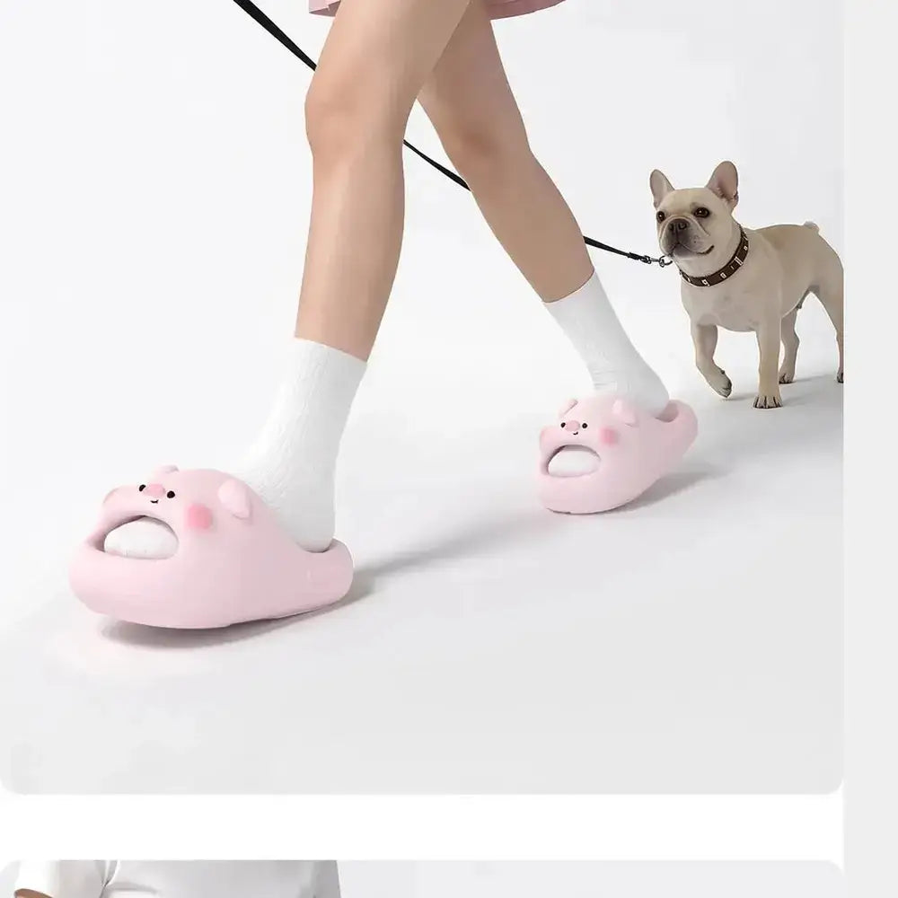 Cloud Slippers – Cute Kawaii Animal Print Slides for Women & Men – Slippers