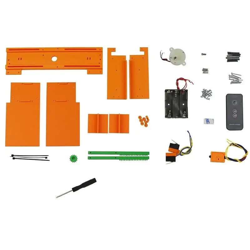 Kids STEM Electric Door Model – DIY 3D Physics Puzzle, Educational Science Toy for Ages 6+ – Toys & Education