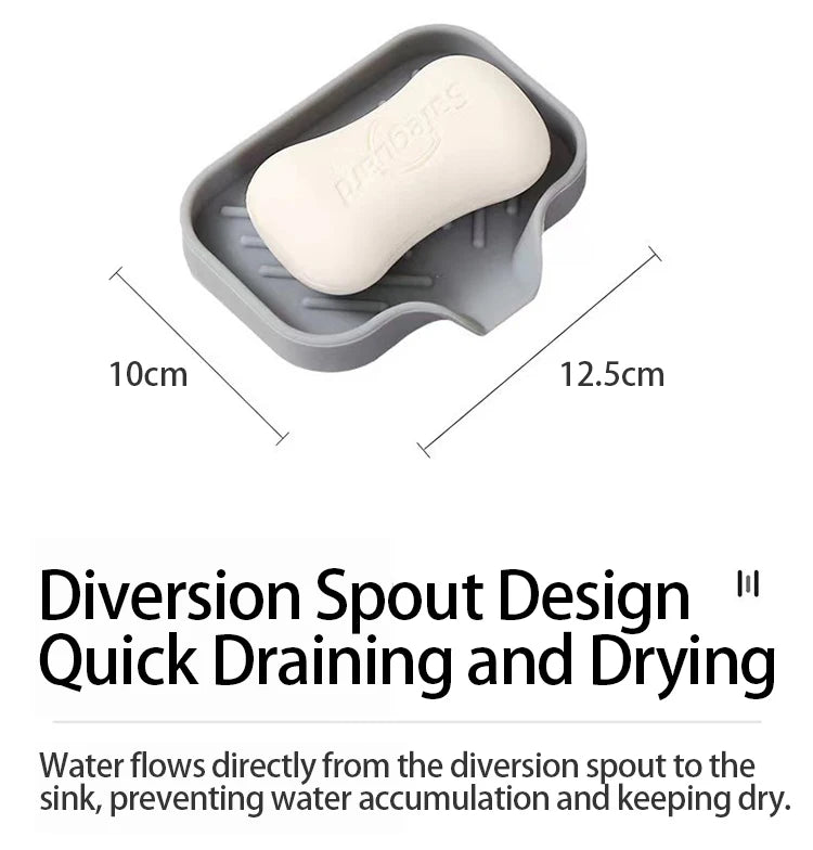 Silicone Kitchen Sink Sponge Holder – Auto-Draining Sink Caddy Organizer – Sink Organizer