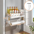 Magnetic Refrigerator Shelf Organizer – 1 & 2 Tier, No-Drill Kitchen Storage Rack – Magnetic refrigerator shelf