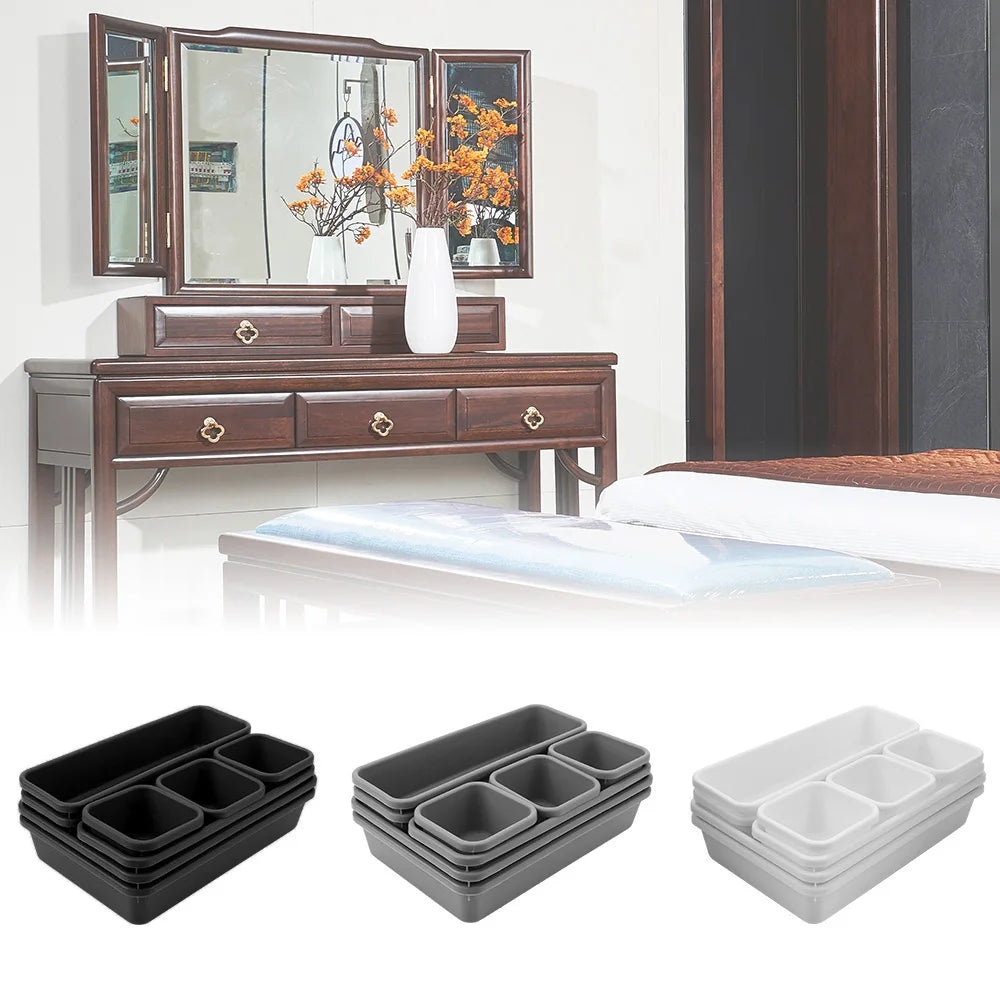 8-Piece Makeup & Drawer Organizer Set – Home Organization