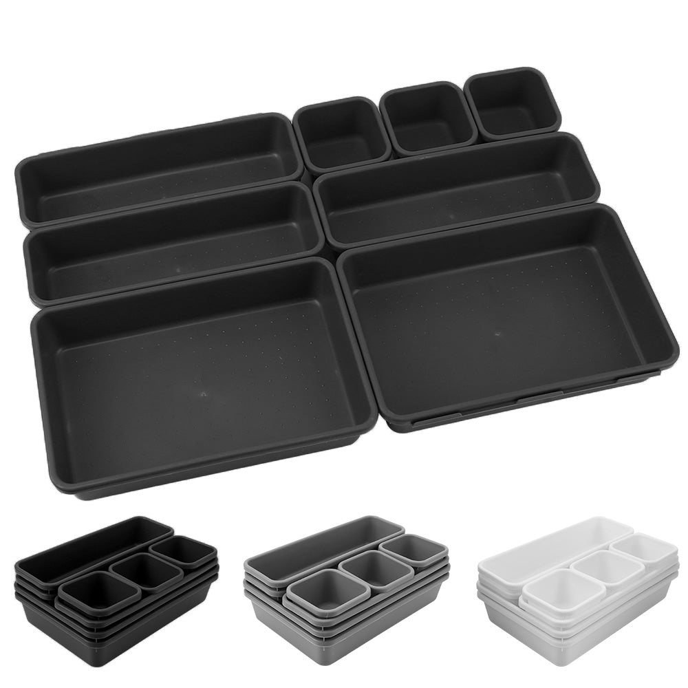 8-Piece Makeup & Drawer Organizer Set – Home Organization