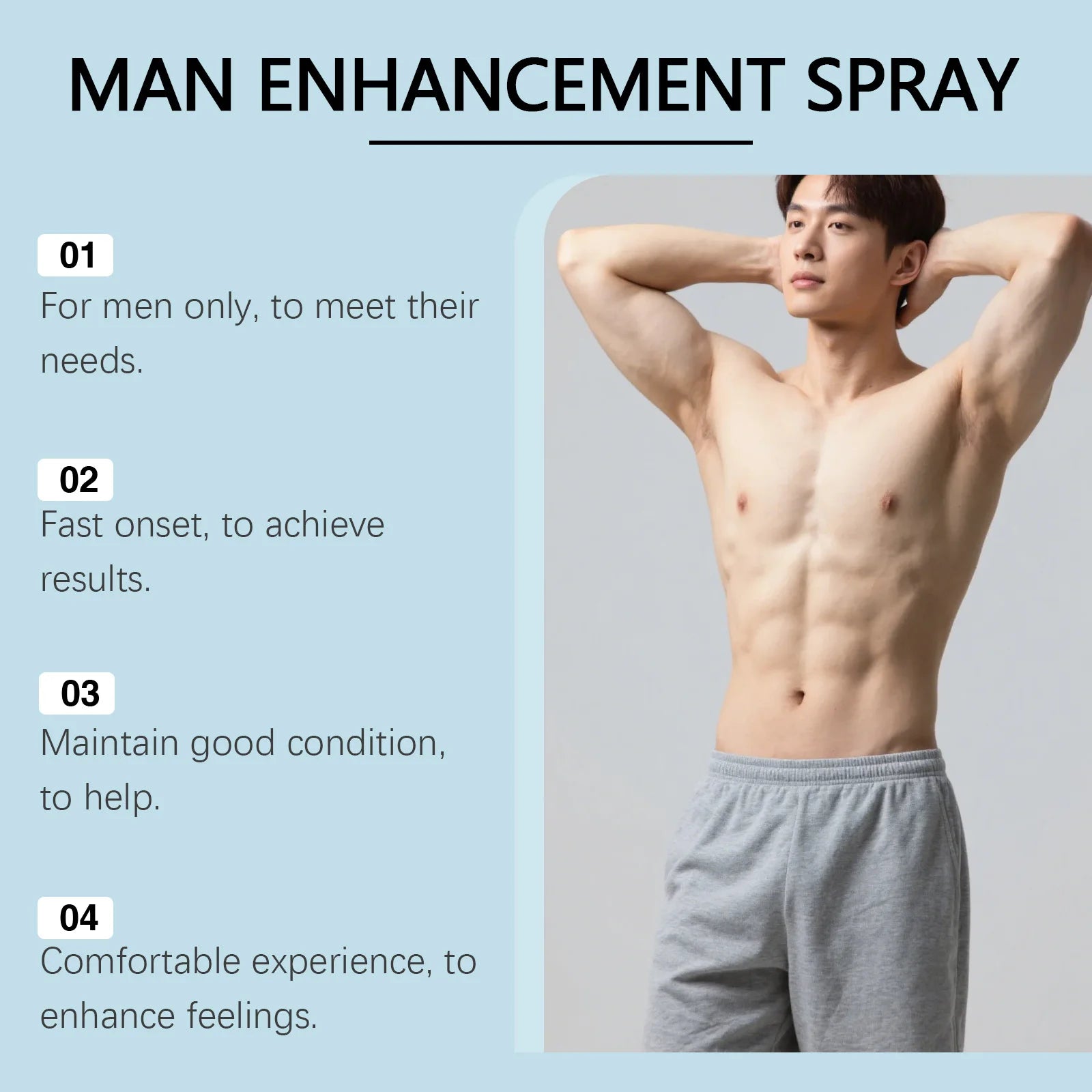 Men's Plant-Extract Intimate Care Cream & Spray — Hydrating & Firming – Beauty & Personal Care