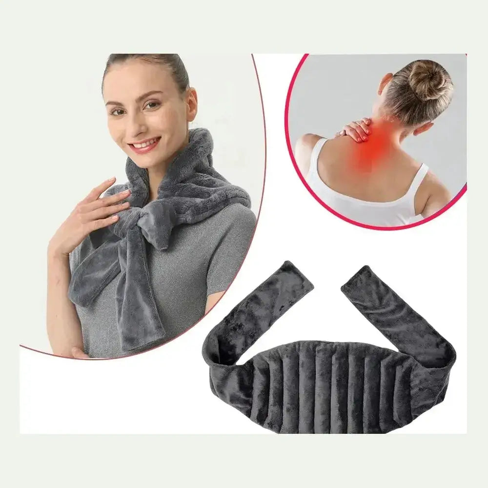 Comfortable microwave heating pad wrap for neck relief and warmth.