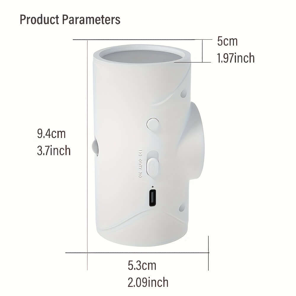 4-pack of LED motion sensor night lights with USB rechargeable power for hallways and closets.