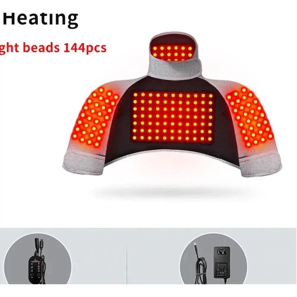 Neck and Shoulder Heating Pad – 3 Heat Settings + Massage – image 17