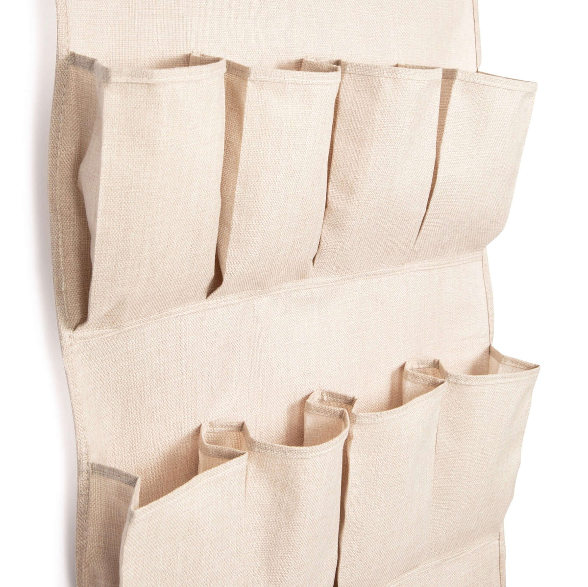 Over-the-door shoe organizer with 20 sturdy pockets for shoe storage and organization