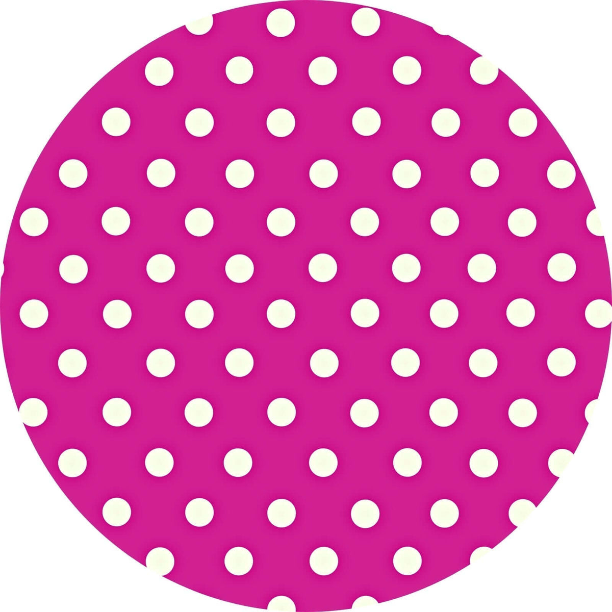 Set of four pink polka dot placemats in soft natural cotton.