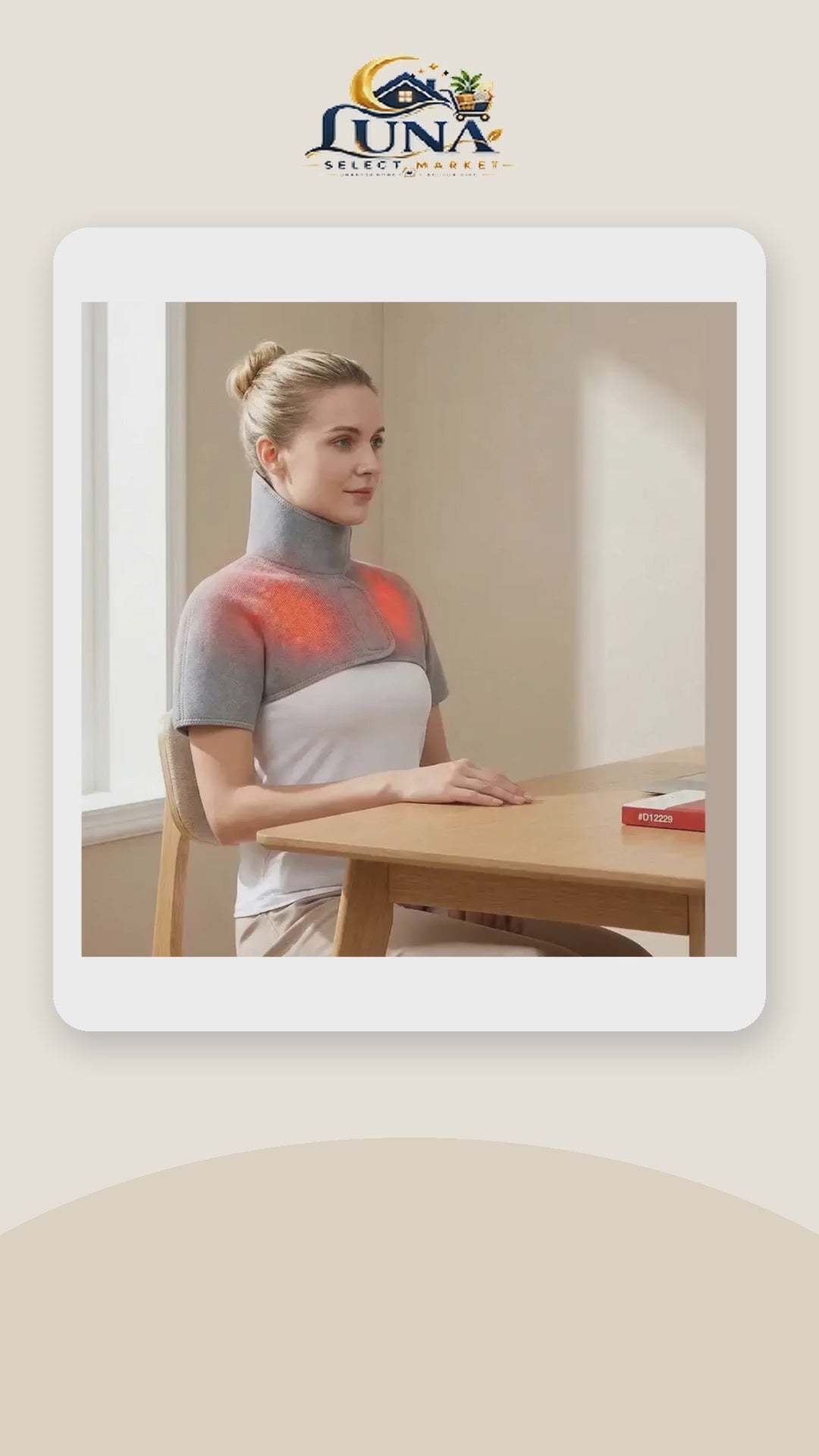 Neck and Shoulder Heating Pad – product video