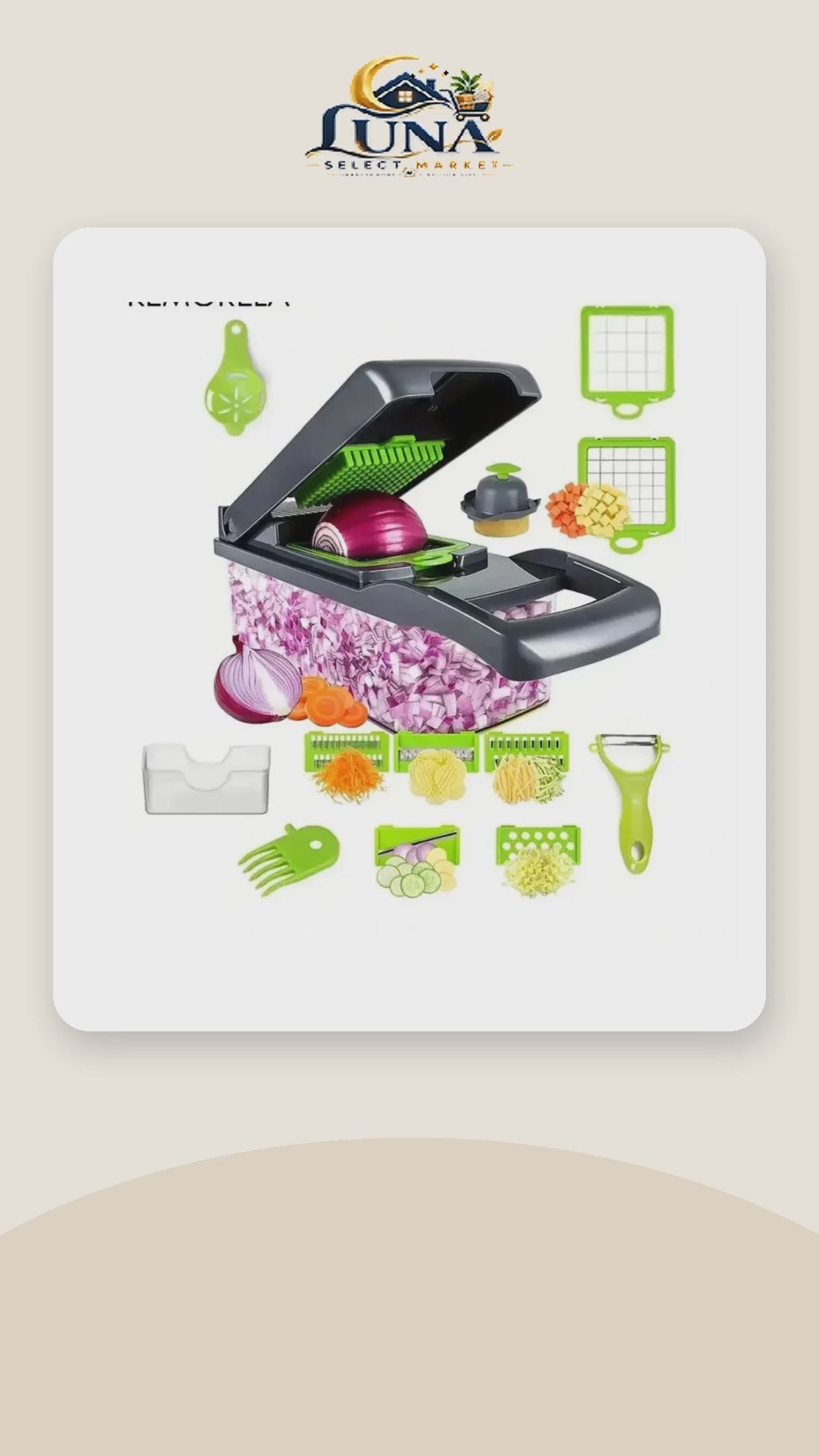 Multi-Function Vegetable Chopper – product video