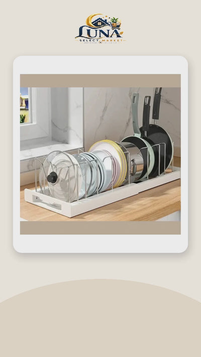 Expandable Pot and Pan Organizer Rack – product video