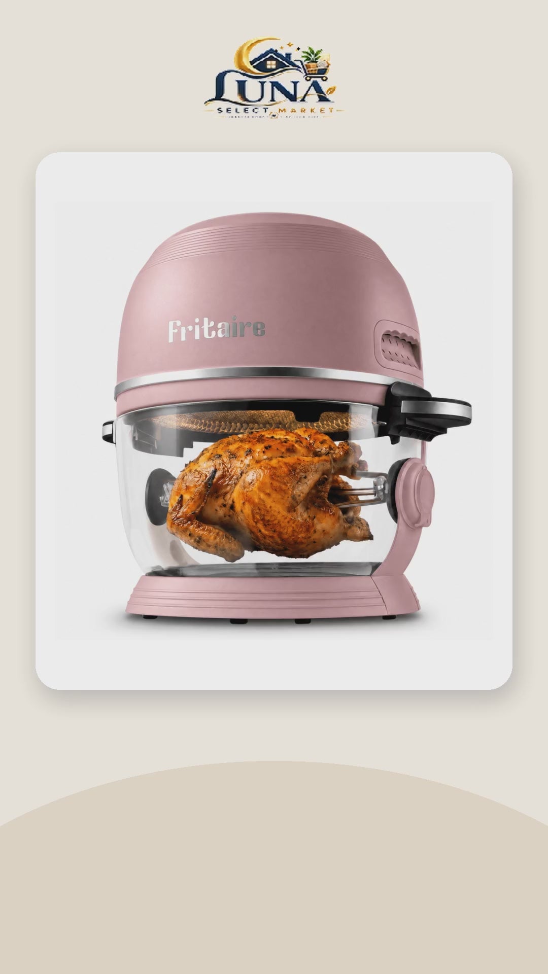 Self-Cleaning Glass Air Fryer – product video