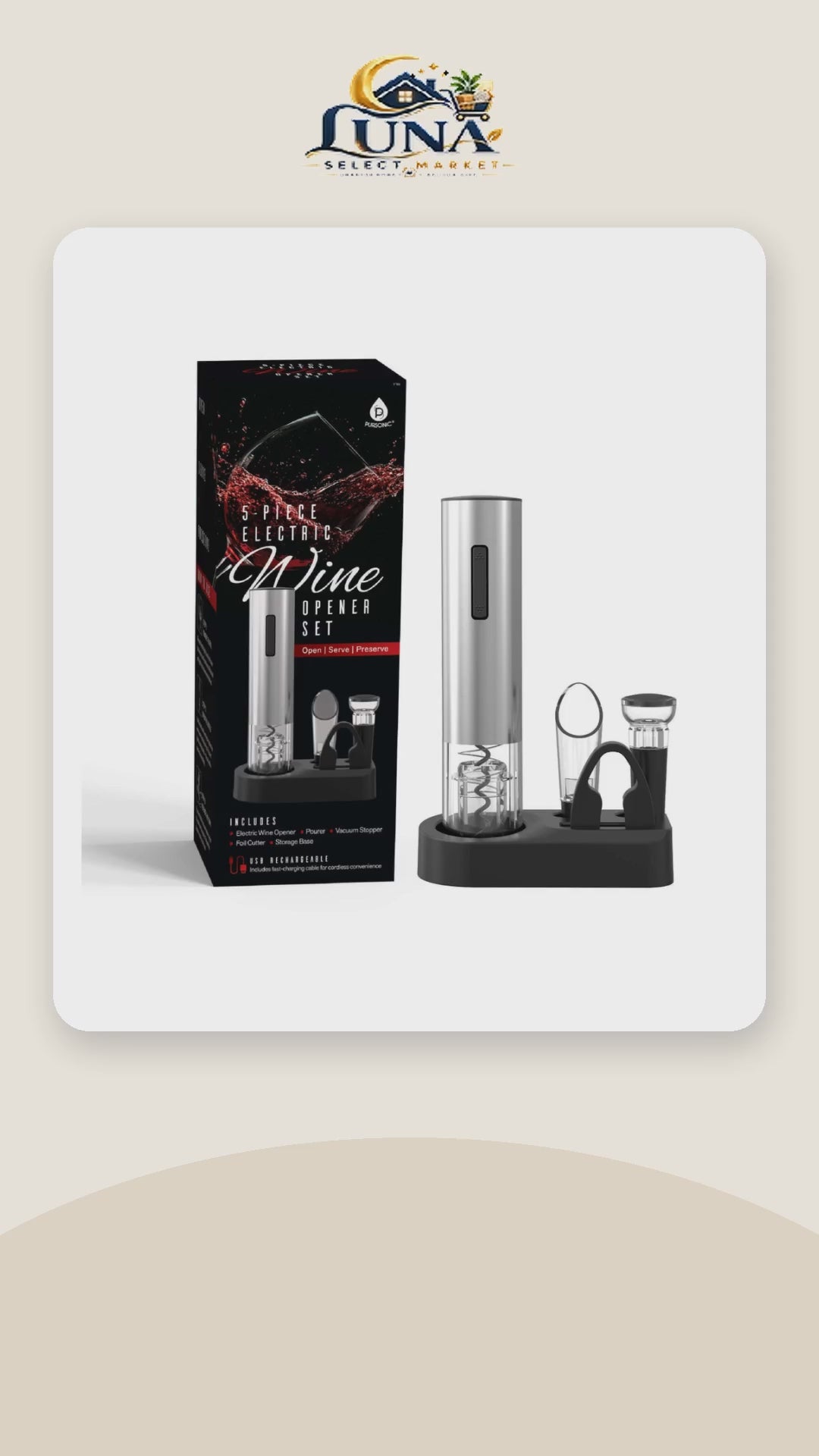 Electric Wine Opener – product video