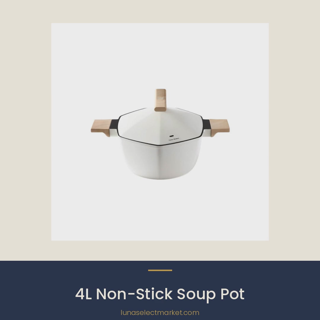 4L Non-Stick Soup Pot video – Luna Select Market
