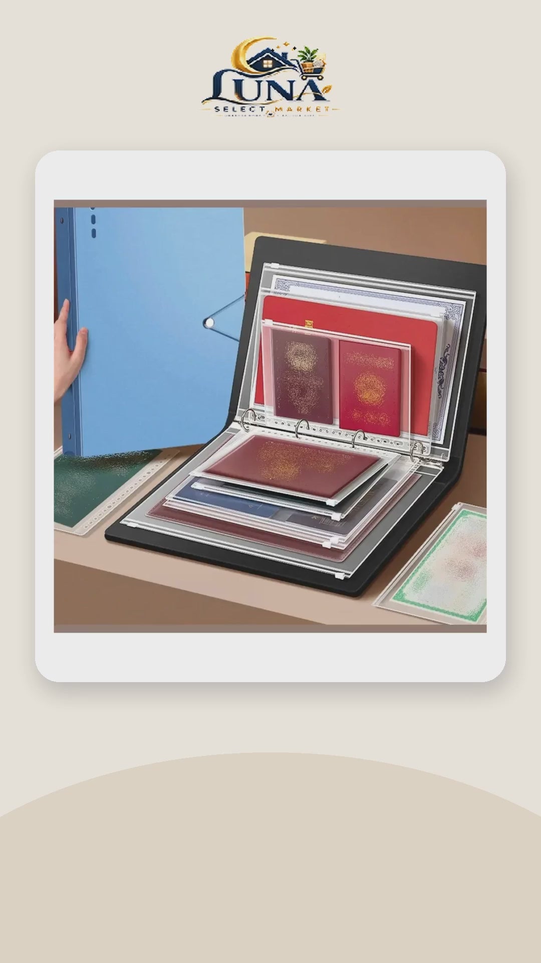 12-Pocket Document Organizer – product video