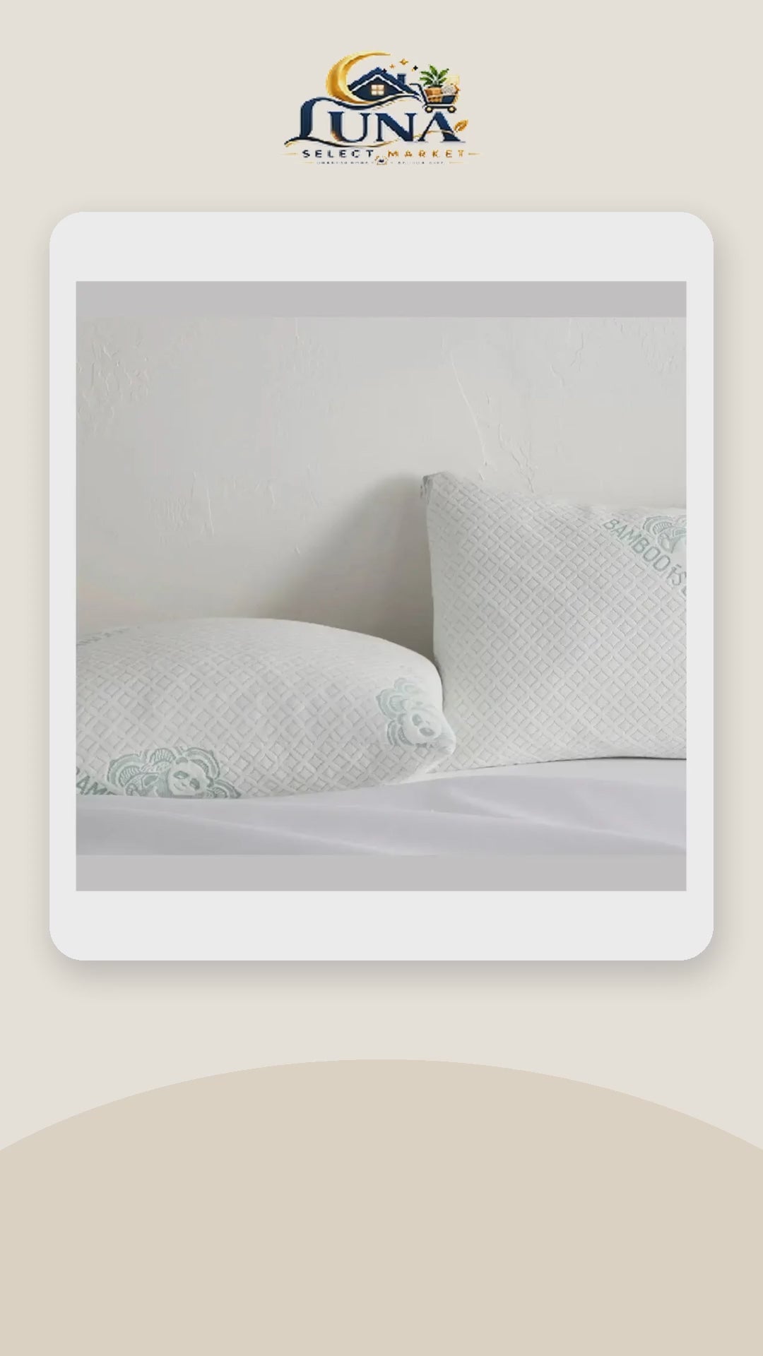 Adjustable Bamboo Cooling Pillow – product video